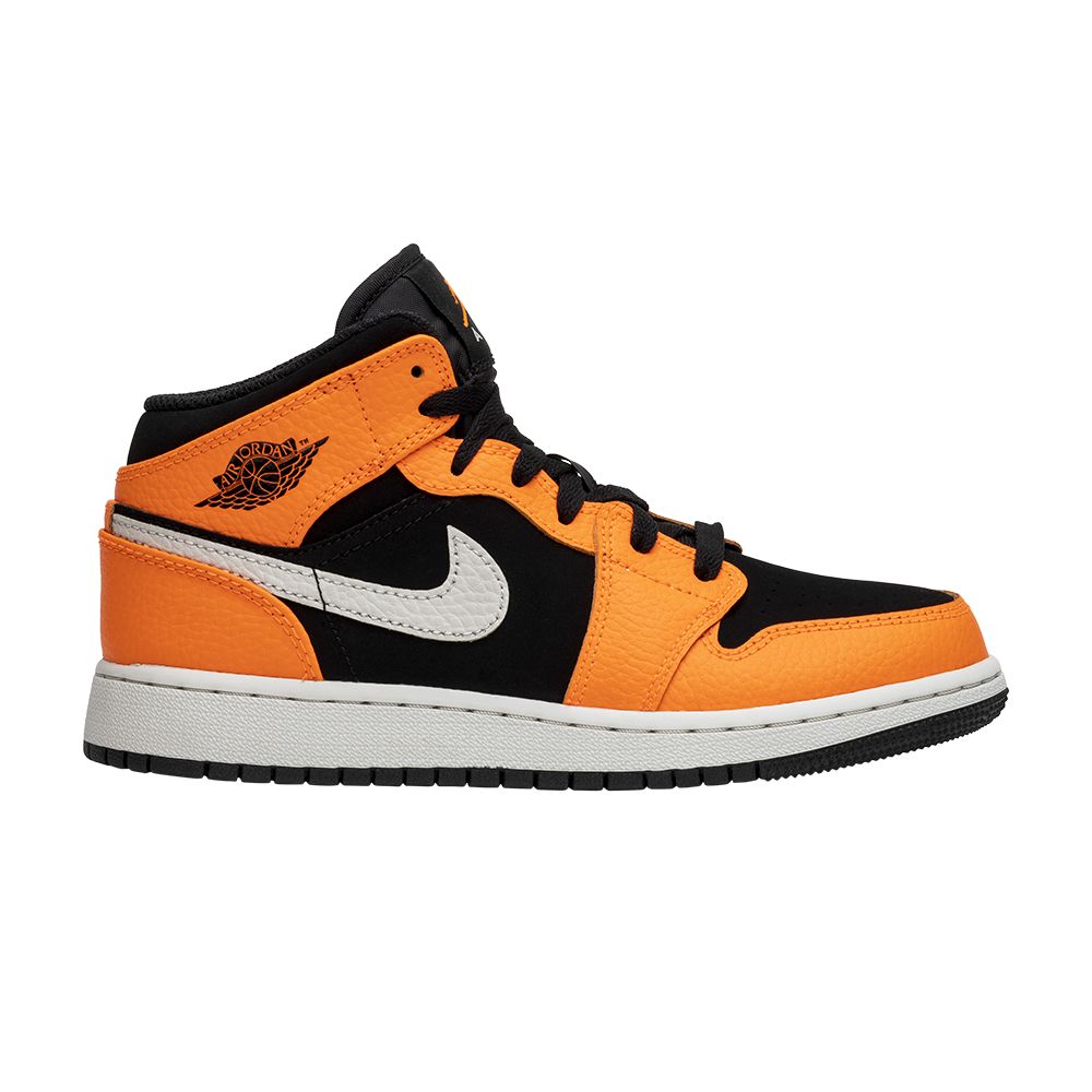 Air Jordan 1 Retro Mid GS 'Orange Black' | Kid's Size 5