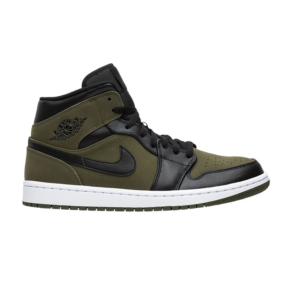 Air Jordan 1 Mid 'Olive Canvas' | Green | Men's Size 11