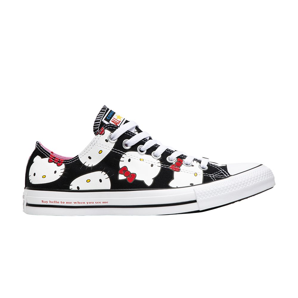 Converse Hello Kitty x Chuck Taylor All Star Canvas Ox 'Black' | Men's Size 4