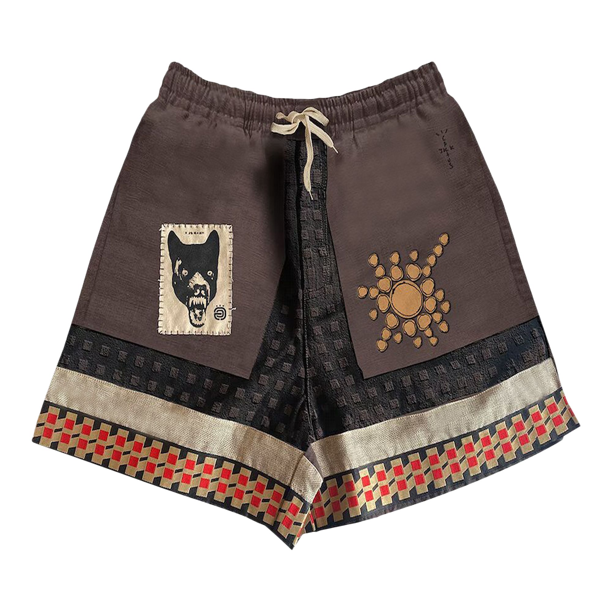 Cactus Jack by Travis Scott Wolf Short 'Brown' | Men's Size S