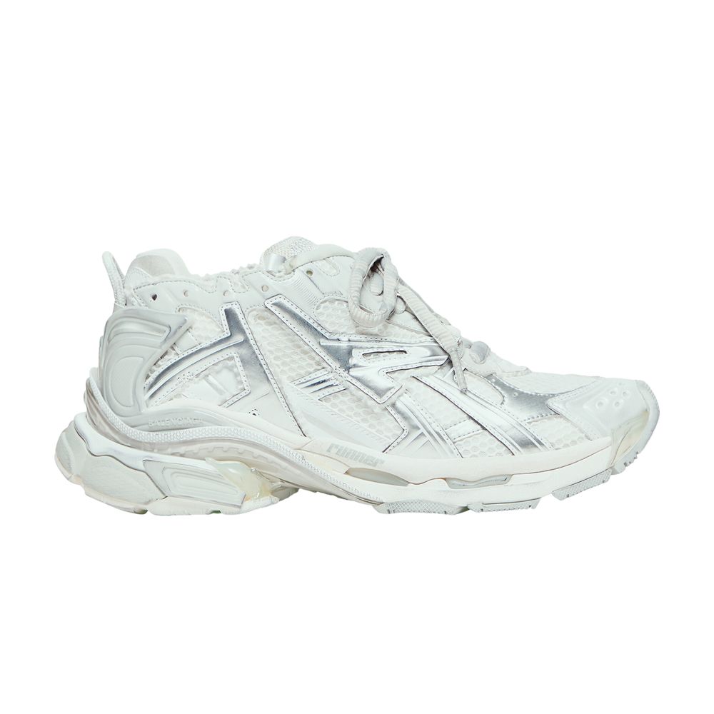 Pre-owned Balenciaga Wmns Runner Sneaker 'white Silver' | Women's Size 36