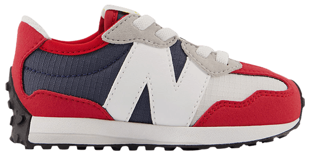 New Balance 327 Bungee Lace Toddler Wide Team Red Natural Indigo