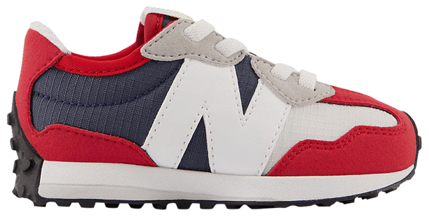 New Balance 327 Bungee Lace Toddler Team Red Natural Indigo