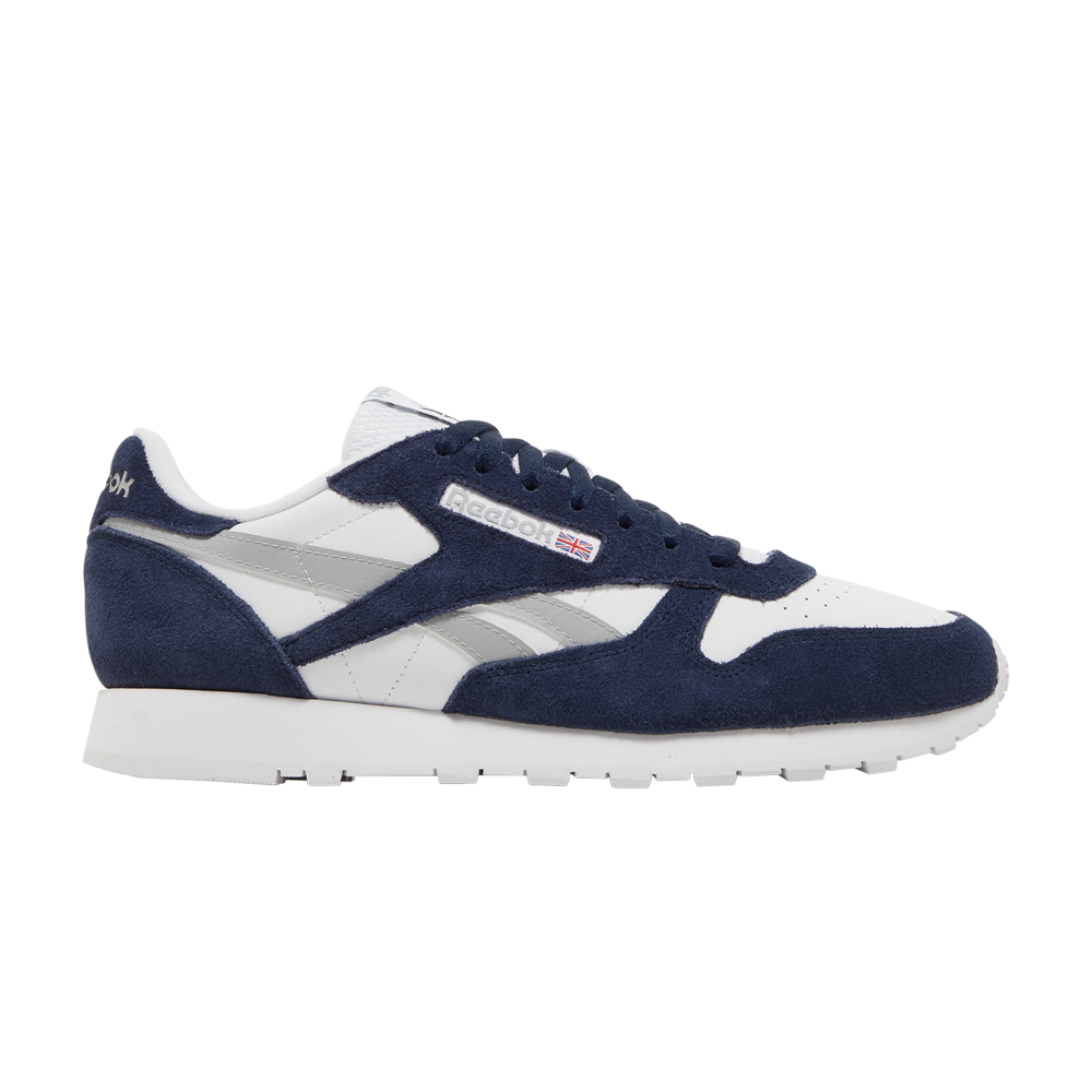 Pre-owned Reebok Classic Leather 'vector Navy White' In Blue