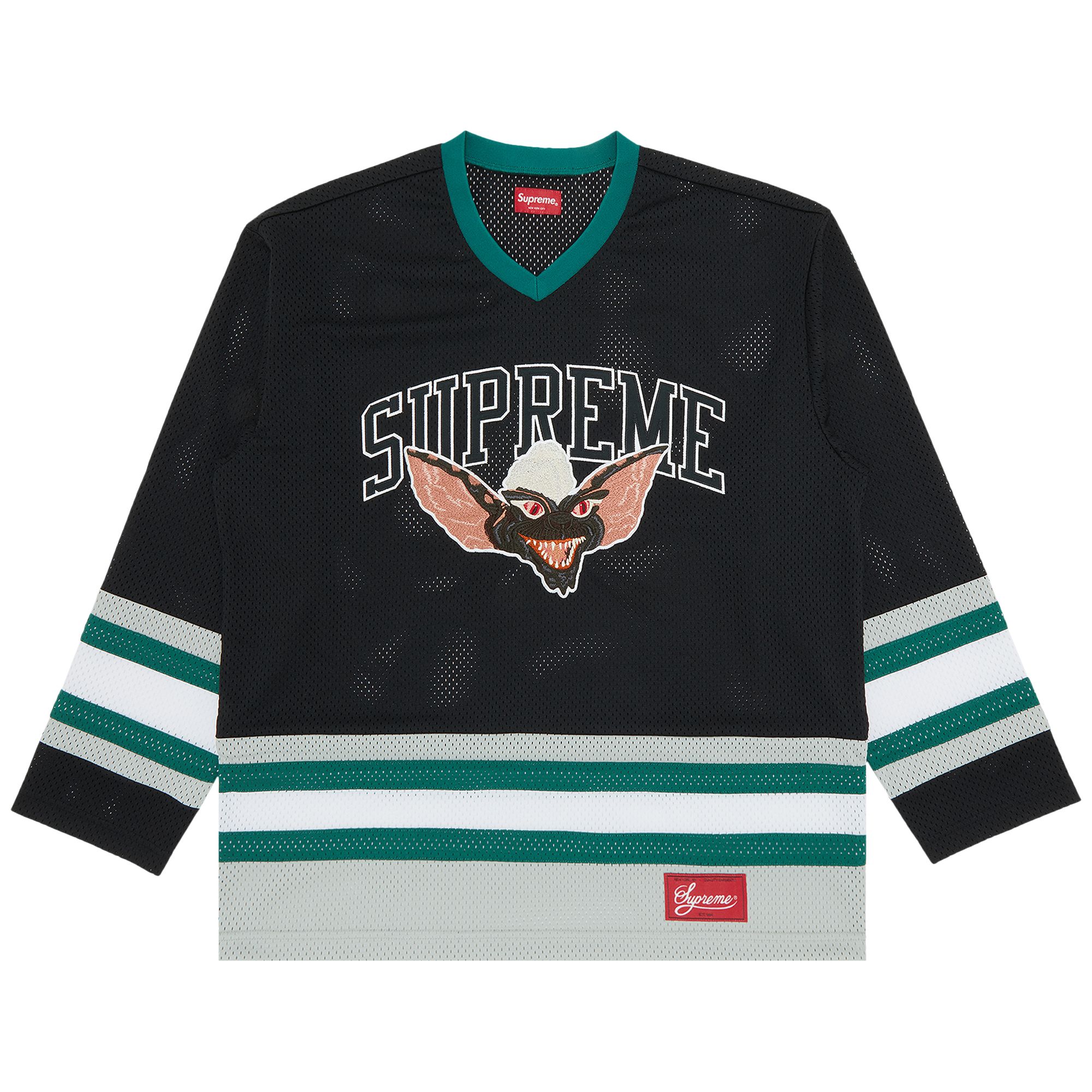 Supreme Gremlins Hockey Jersey 'Black' | Men's Size XL