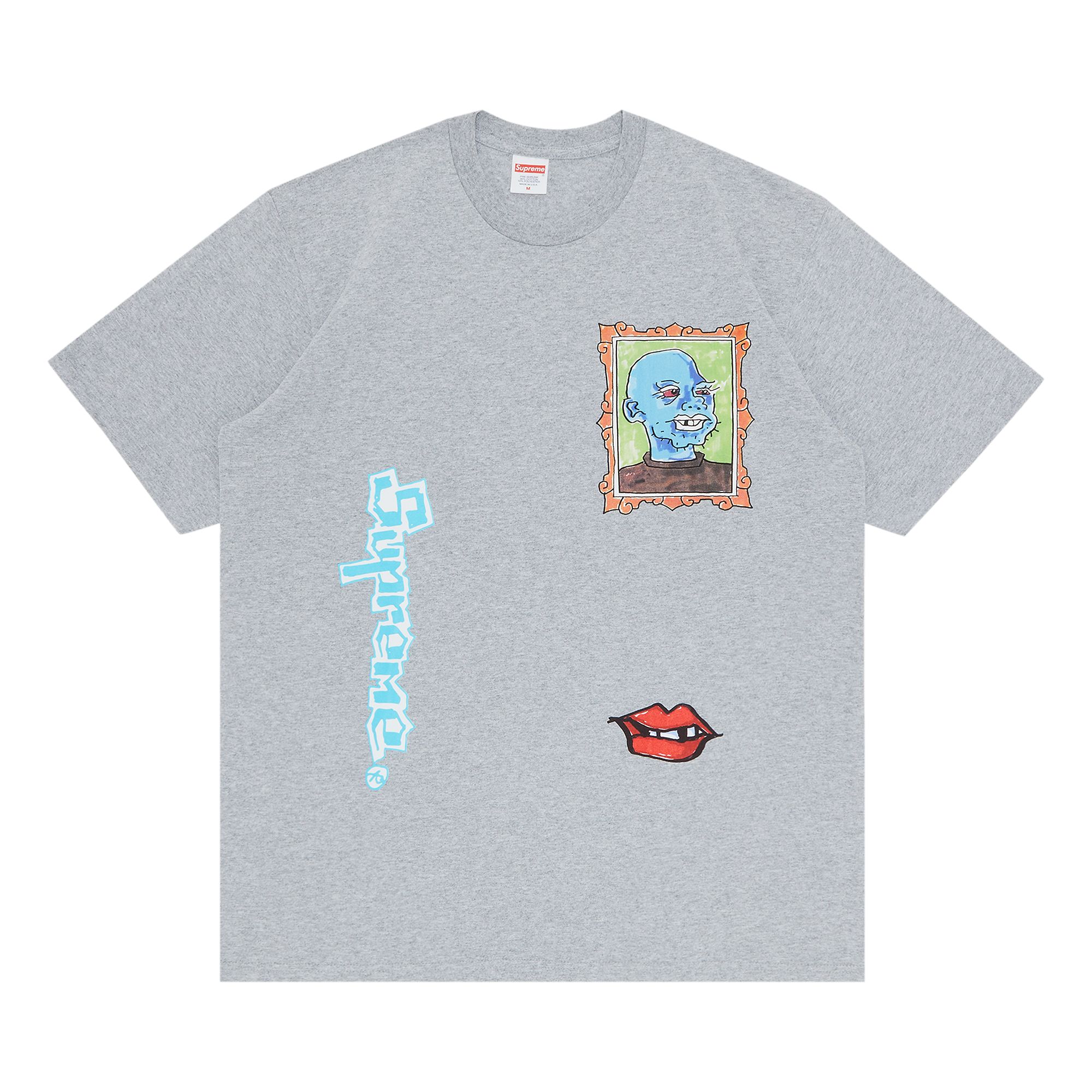 Supreme Gonz Portrait Tee 'Heather Grey' | Men's Size L