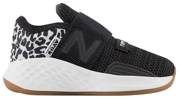 New Balance Fresh Foam Roav Slip On Toddler Wide Leopard