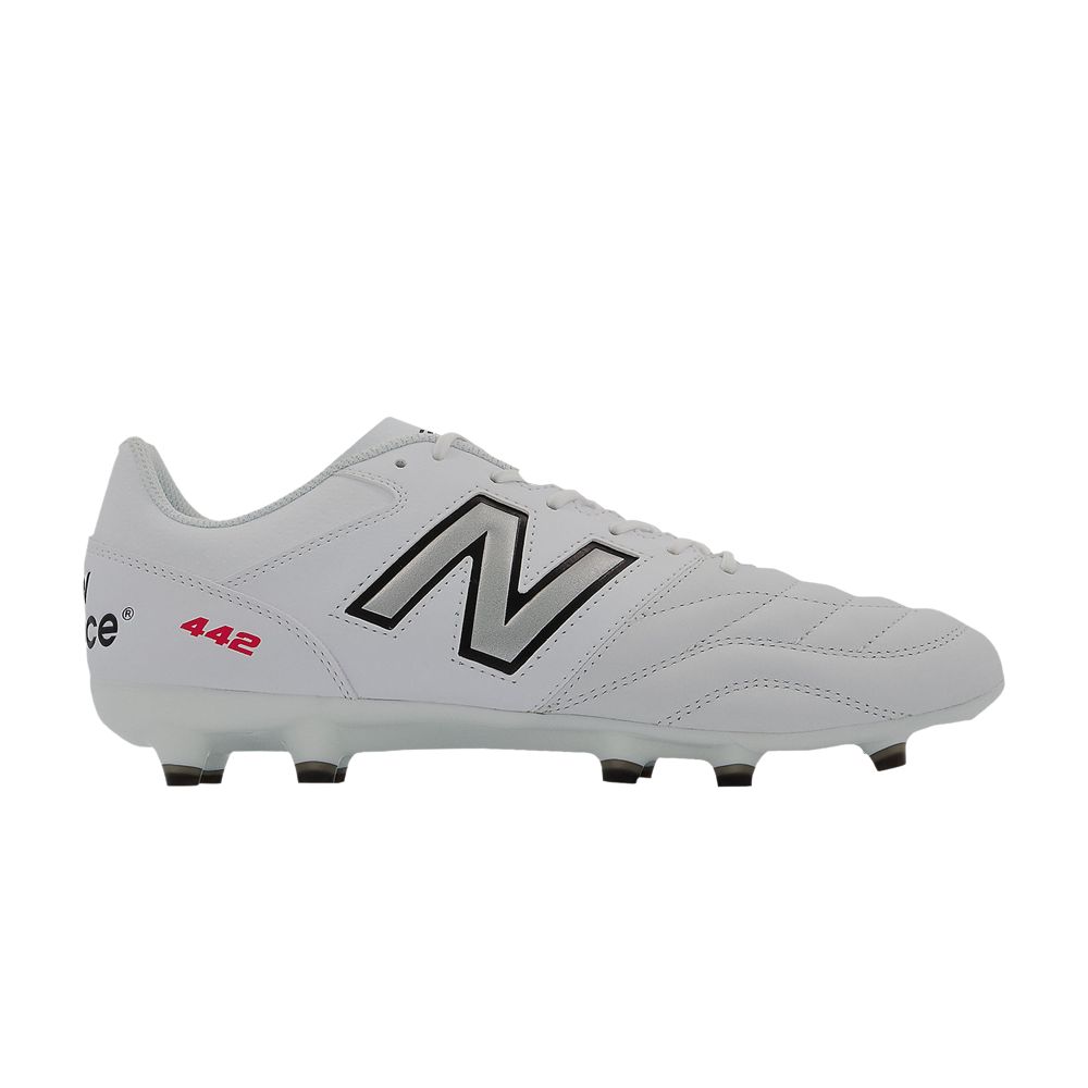 Pre-owned New Balance 442v2 Team Fg 2e Wide 'white Black'