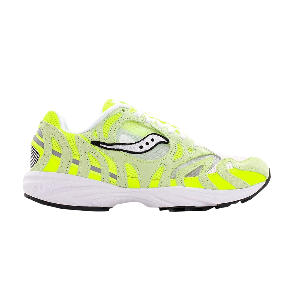 Pre-owned Saucony Grid Azura 2000 'citron' In Green