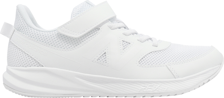 570v3 Bungee Lace Kids Wide 'Triple White'