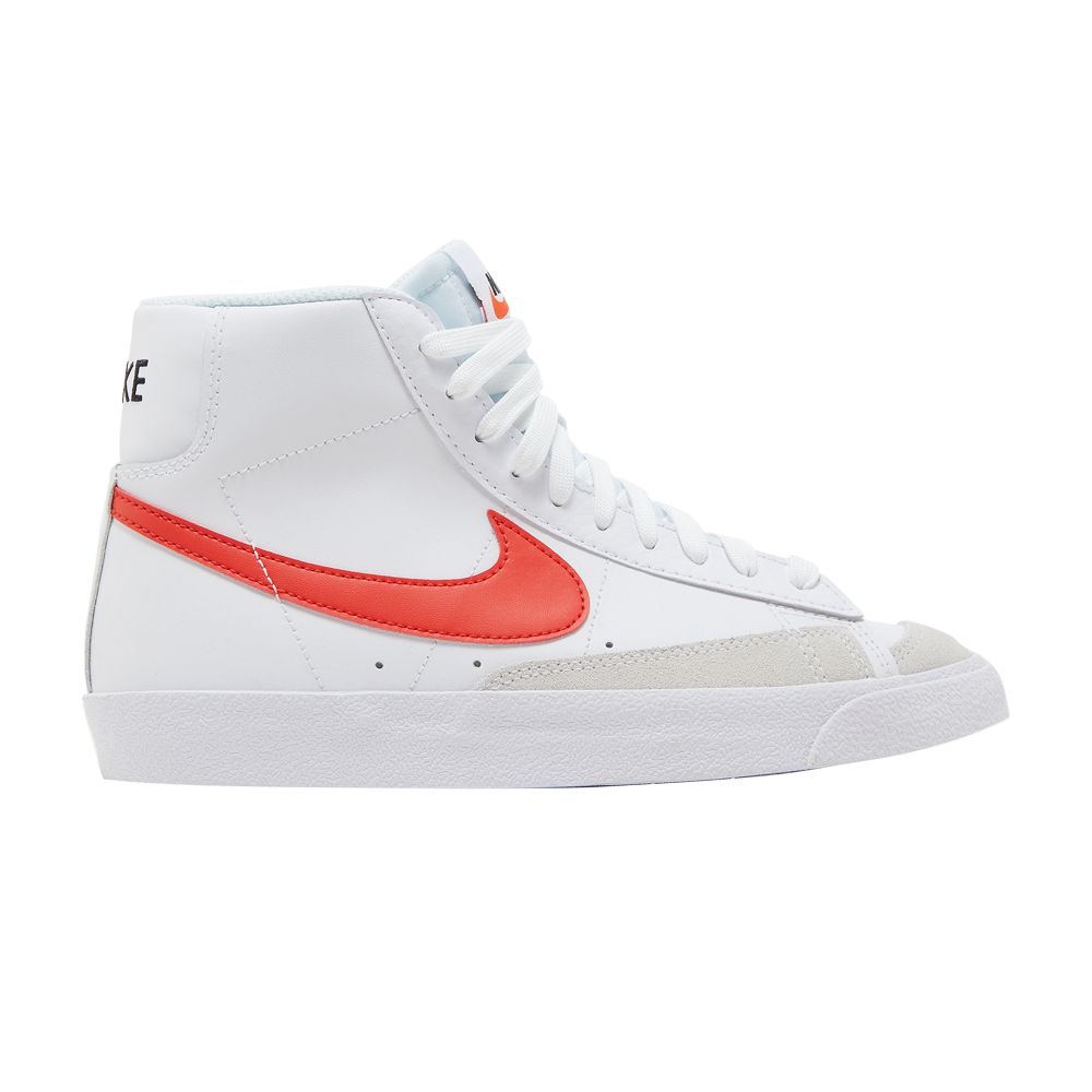 Pre-owned Nike Blazer Mid '77 Gs 'white Red Blue' | Kid's Size 5