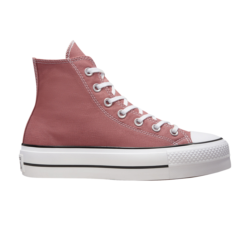 Pre-owned Converse Wmns Chuck Taylor All Star Lift Platform High 'saddle' In Pink