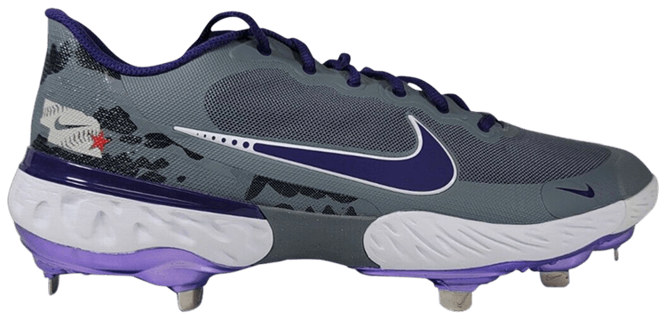 Nike Alpha Huarache Elite 3 Low TCU   Grey