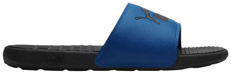 Puma Cool Cat Slides Black Blazing Blue