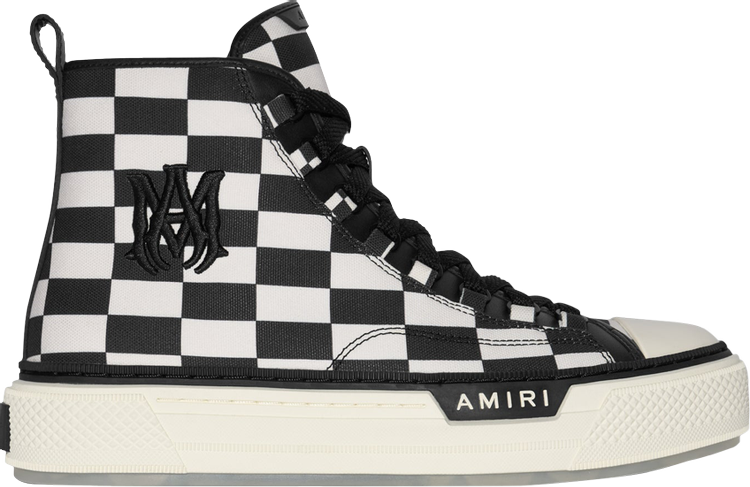 Buy Amiri Court High 'Checkerboard' - AW22MFS010 111 | GOAT