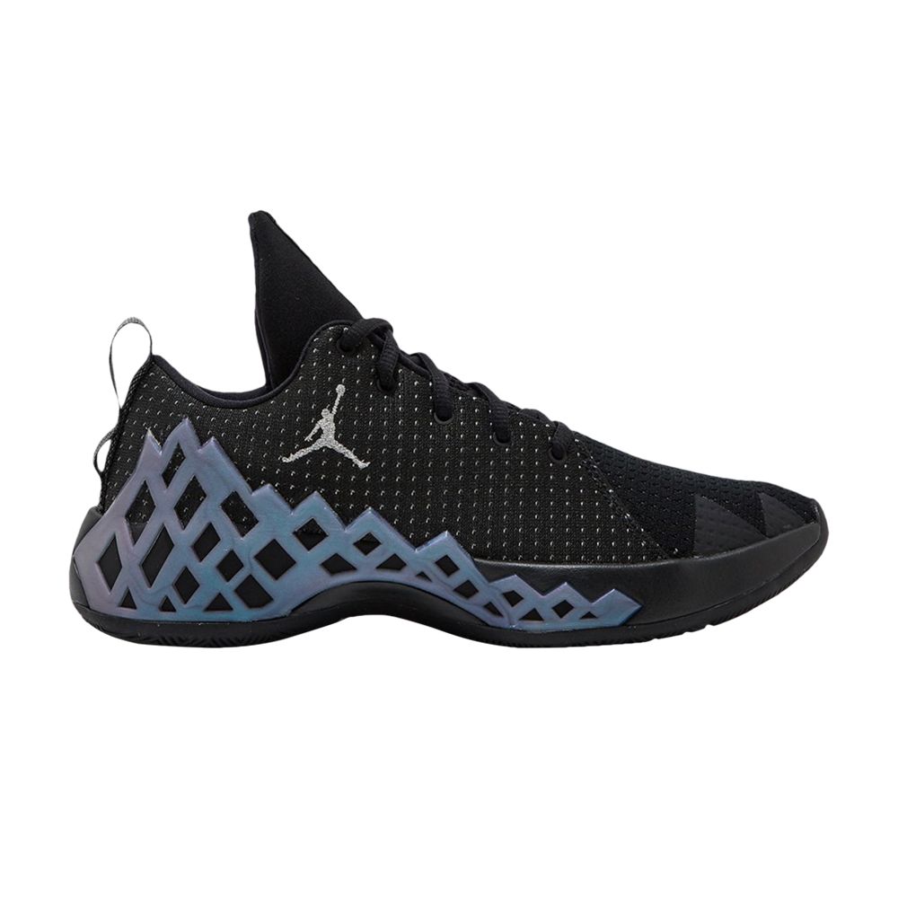 Jordan Jumpman Diamond Low PF 'Black Metallic Silver' | Men's Size 7.5