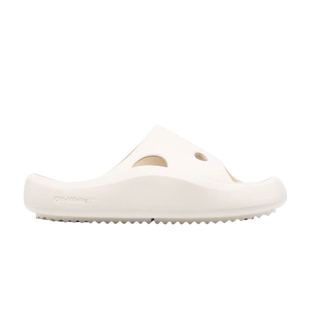 Off-White Off-White Meteor Rubber Sliders 'Light Beige' | Cream | Men's Size 40