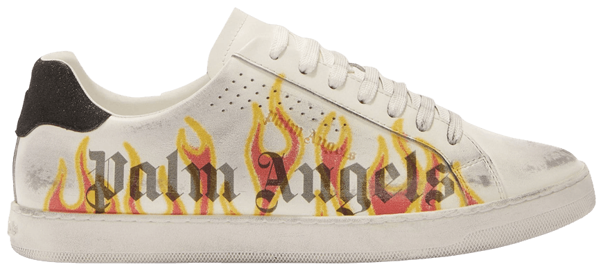 Buy Palm Angels Palm One 'Distressed Flames' PMIA056F22LEA003 0118