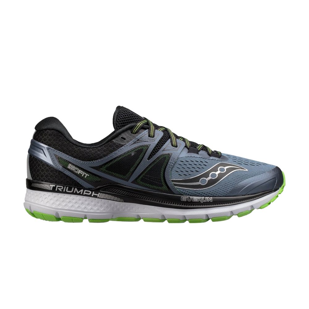 Pre-owned Saucony Triumph Iso 3 'grey Slime'