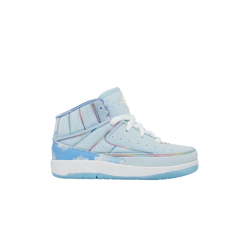 Pre-owned Air Jordan J. Balvin X 2 Retro Sp Td | Blue | Infant Size 8
