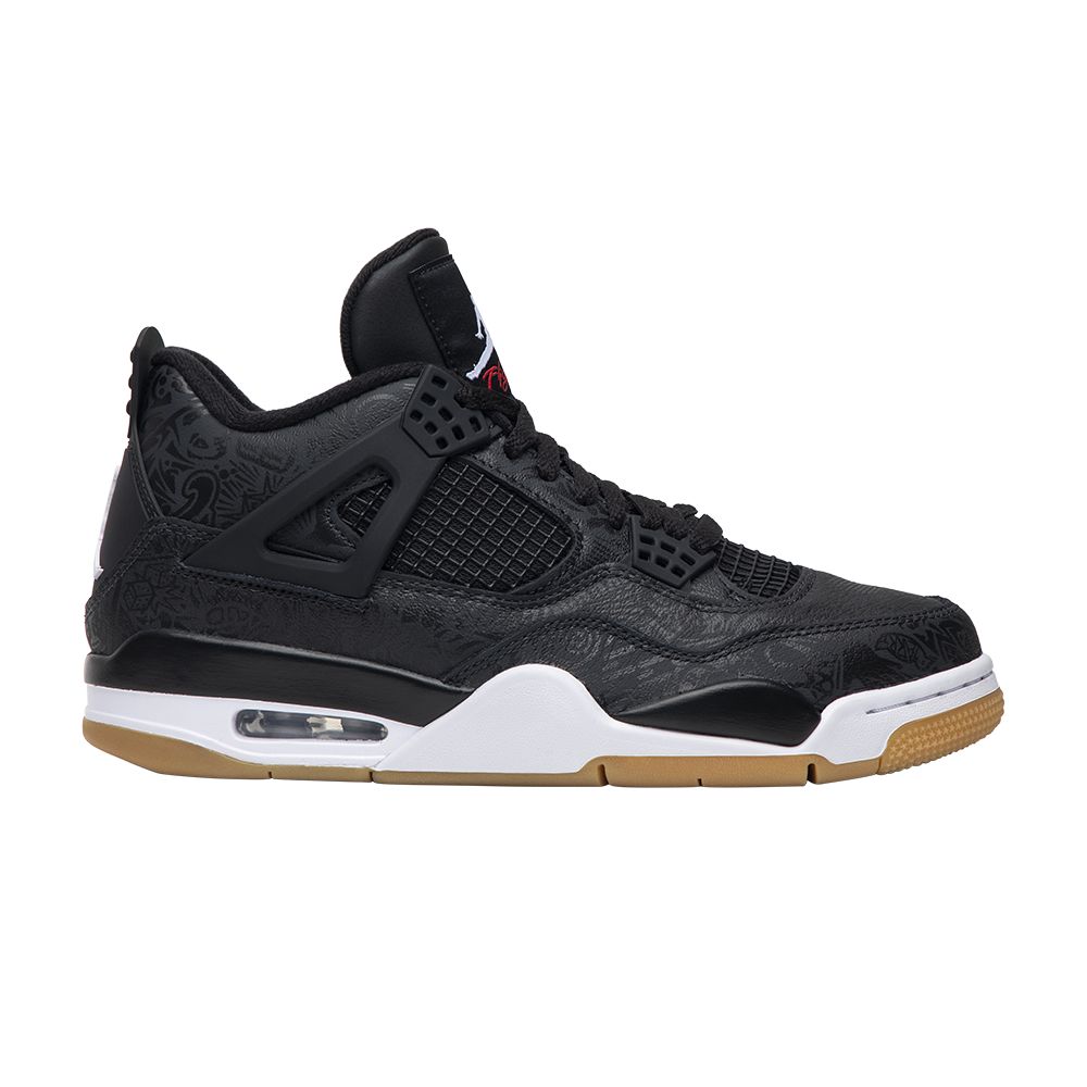 Air Jordan 4 Retro 'Laser' | Black | Men's Size 13