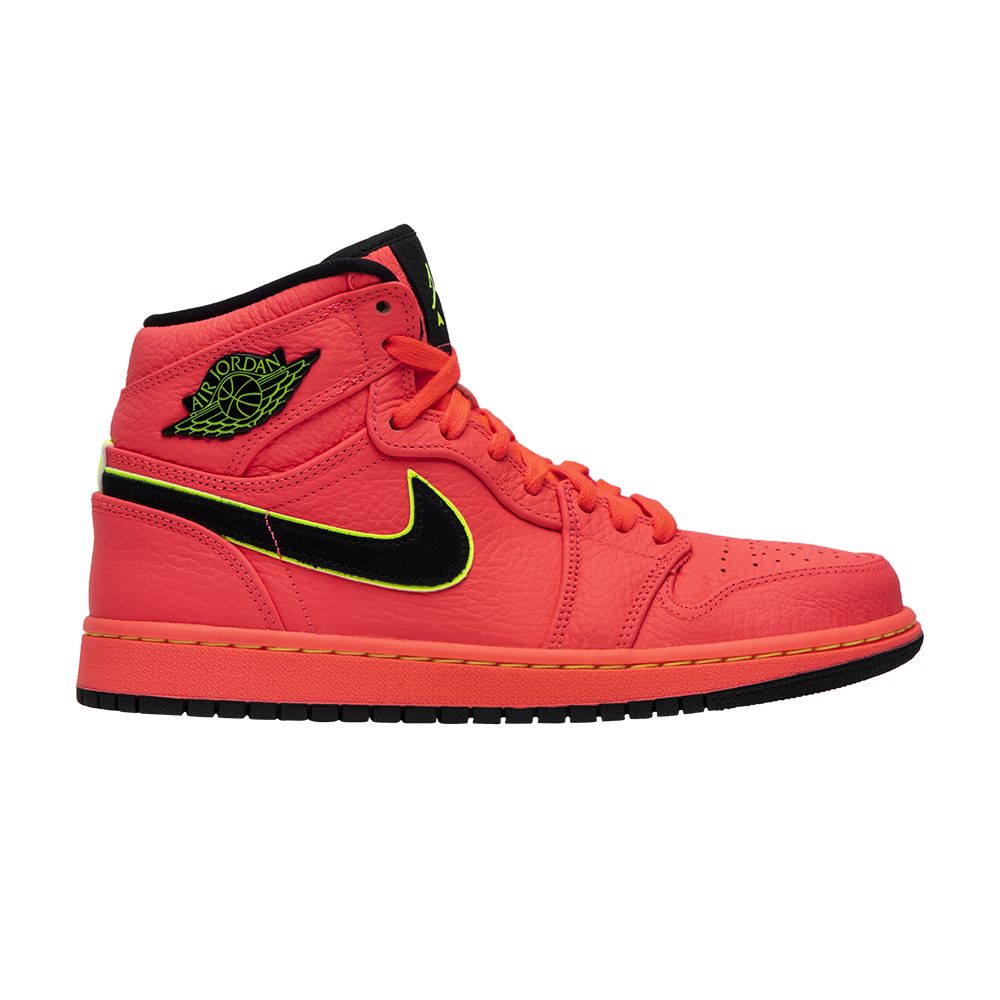 Wmns Air Jordan 1 High Premium 'Hot Punch' | Red | Women's Size 9