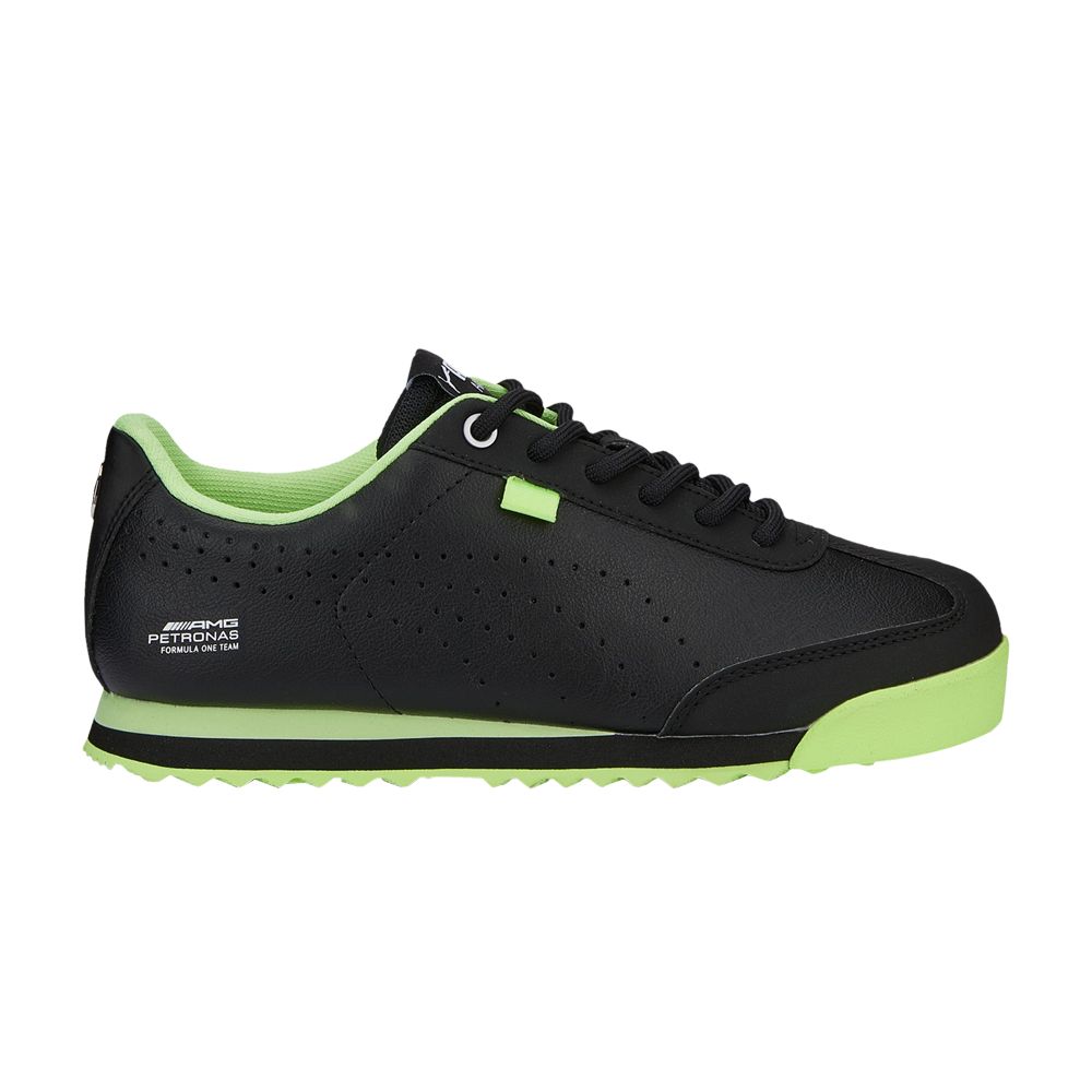 Puma Mercedes-AMG Petronas F1 x Roma Via Big Kid 'Black Fizzy Apple' | Kid's Size 4 - 307254-02