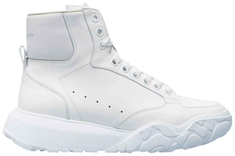 Buy Alexander McQueen Court Trainer High #39 White #39 667805 WIA9I 9065 GOAT