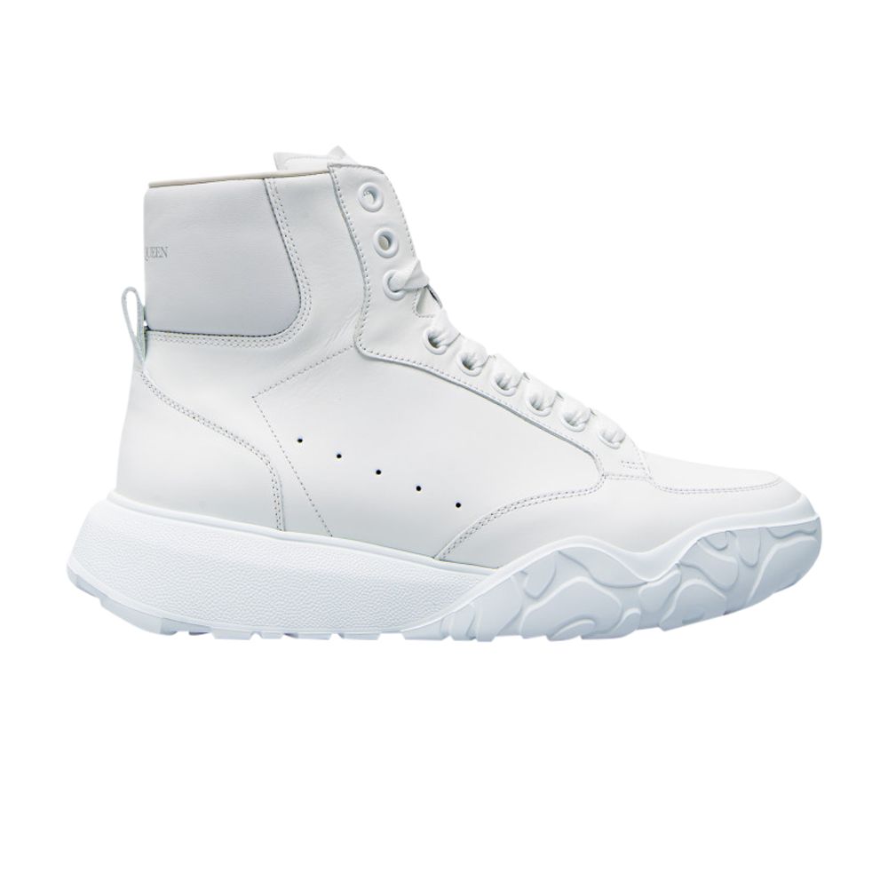 Pre-owned Alexander Mcqueen Court Trainer High 'white' | Men's Size 42