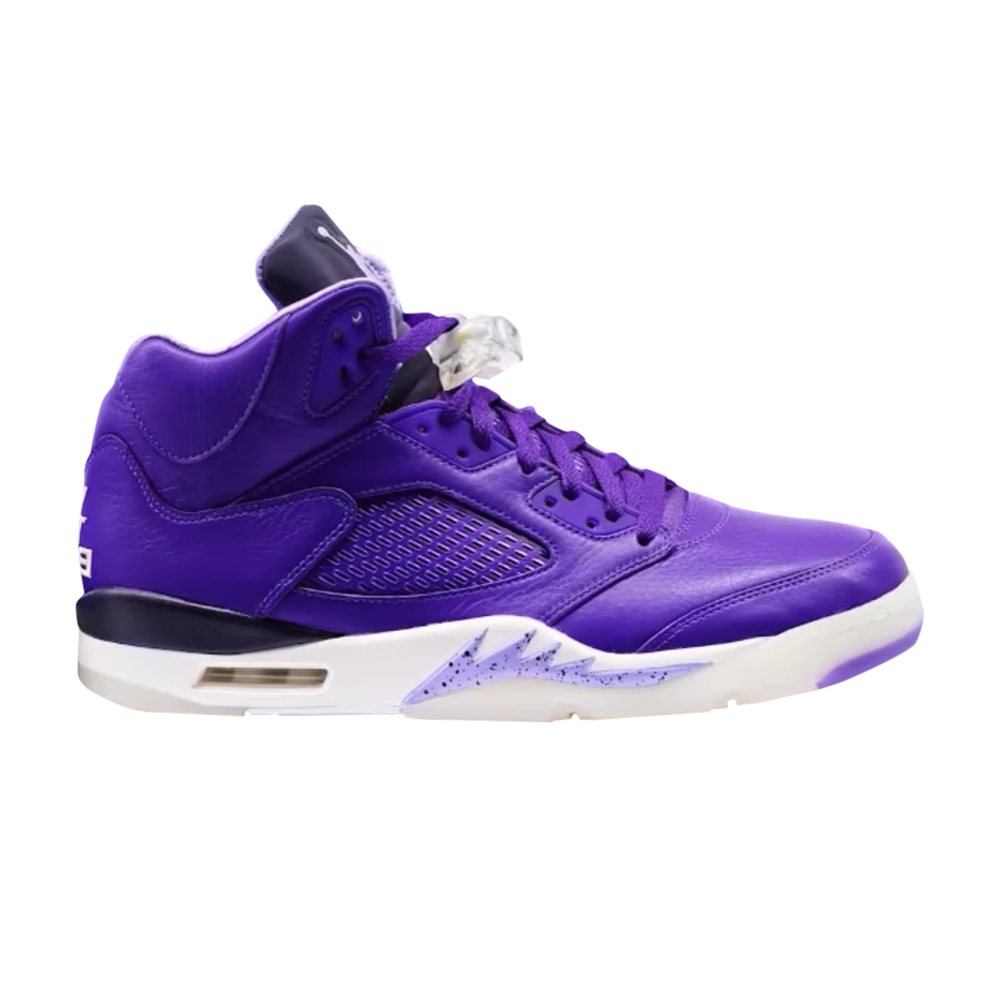 purple jordans 5