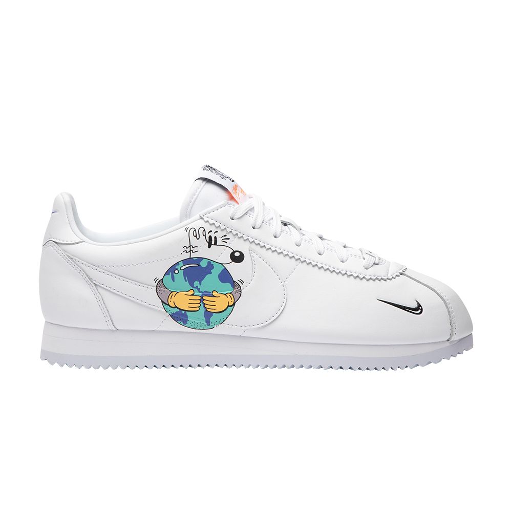 Nike Steve Harrington x Cortez Flyleather QS 'Earth Day' | White | Men's Size 5.5