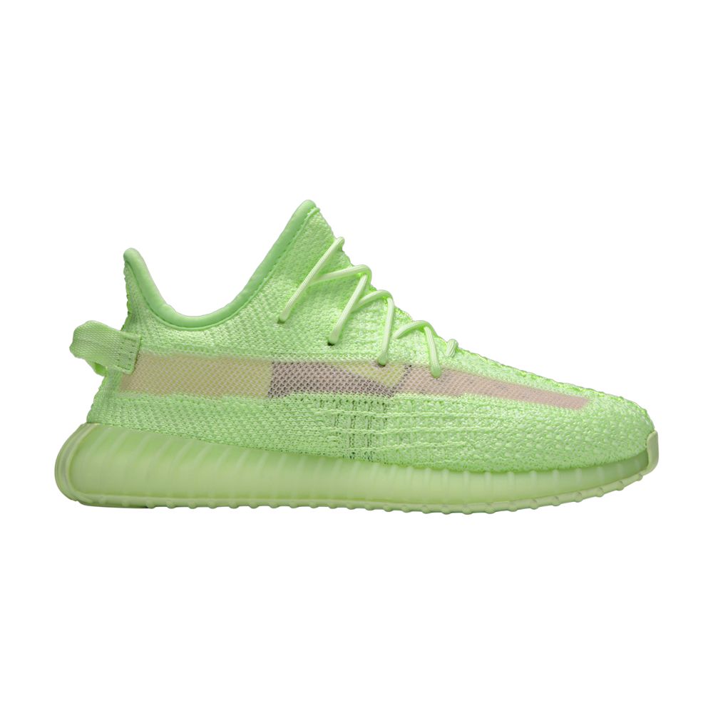 Yeezy Boost 350 V2 GID Kids 'Glow' | Green | Kid's Size 2.5