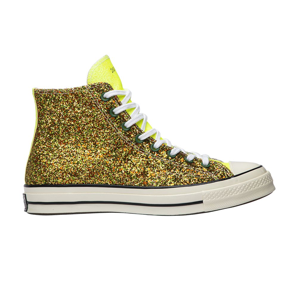 Converse JW Anderson x Chuck 70 High 'Glitter Pack - Gold Silver' | Men's Size 4.5
