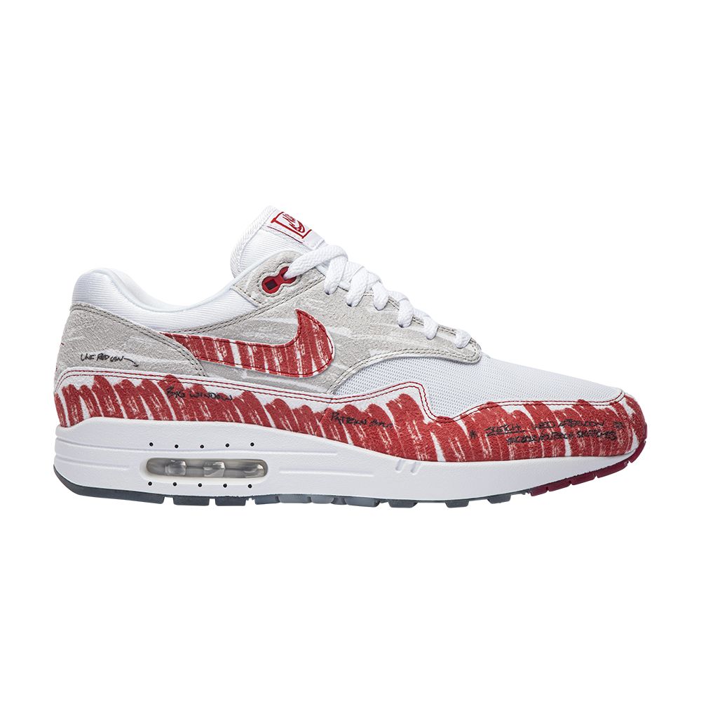 Nike Air Max 1 'Sketch To Shelf - University Red' | Men's Size 9.5