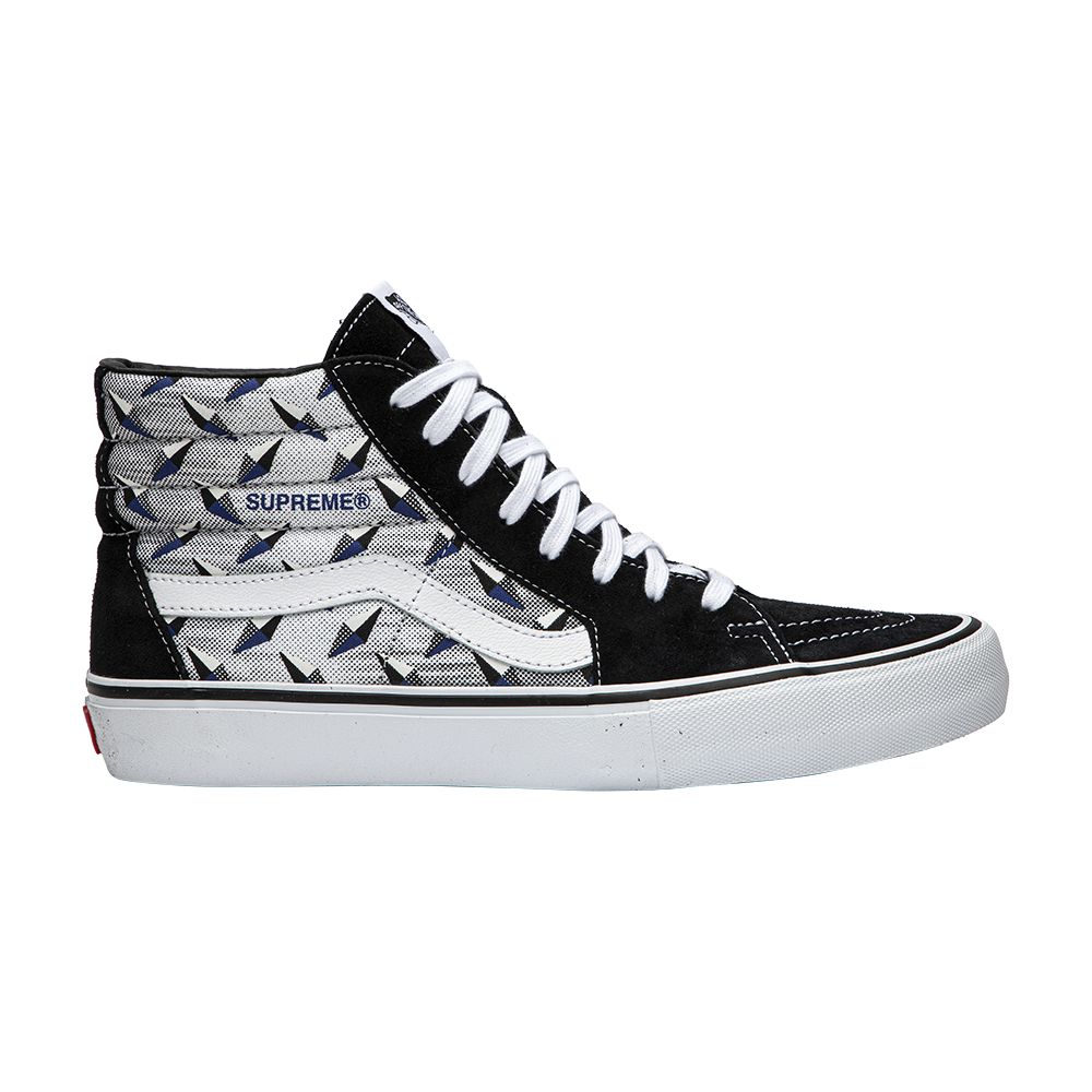 Vans Supreme x Sk8-Hi Pro 'Diamond Plate Black Grey' | Men's Size 9