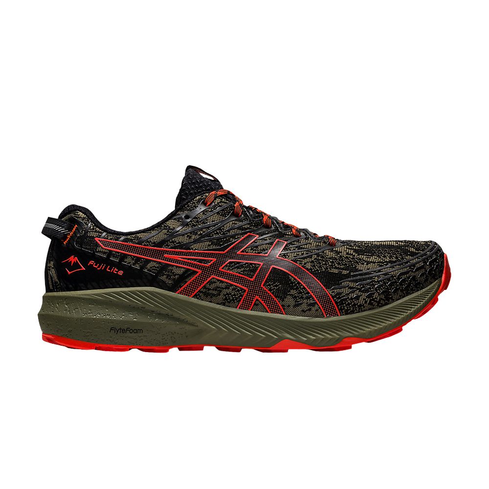 Pre-owned Asics Fuji Lite 3 'mantle Green Cherry Tomato'