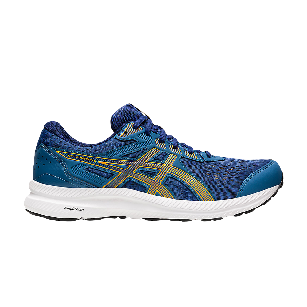 Pre-owned Asics Gel Contend 8 4e Wide 'azure Amber' In Blue