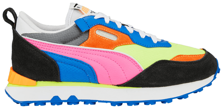 Puma Rider FV Jr Future Vintage   Lime Squeeze Royal