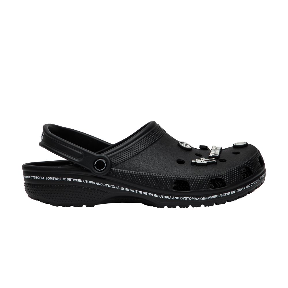 Crocs Pleasures x Clog 'Utopia Dystopia' | Black | Men's Size 5