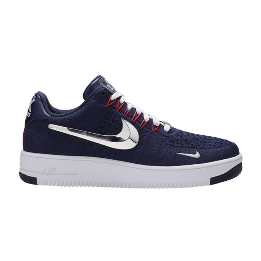 Patriots x Nike Air Force 1 Low Ultra Flyknit '6X Champs' | Blue | Men's Size 7.5 - CU9335-400