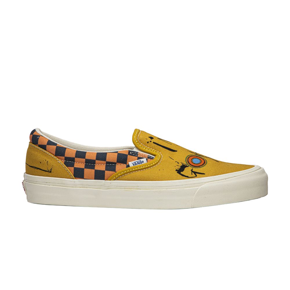 Vans Ralph Steadman x OG Classic Slip-On LX 'Gonzovationist' | Yellow | Men's Size 5