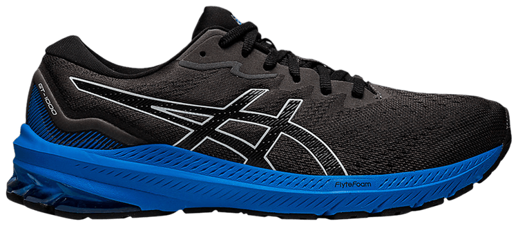 Asics GT 1000 11 Black Electric Blue