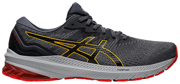 Asics GT 1000 11 Sheet Rock Yellow Red