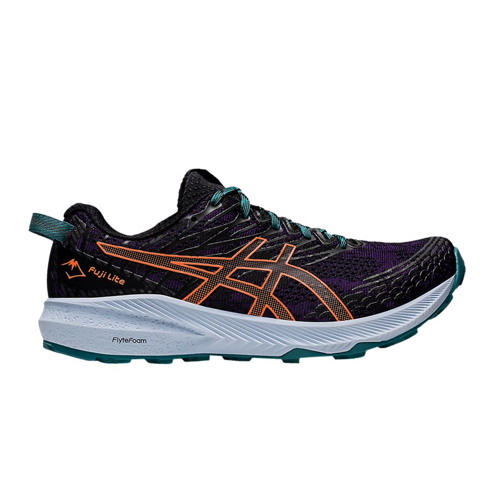 Pre-owned Asics Wmns Fuji Lite 3 'night Shade Nova Orange' In Black