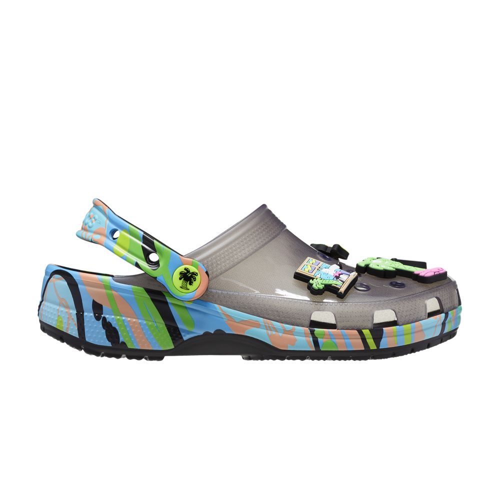 Pre-owned Crocs Steven Harrington X Wmns Classic Clog 'quickstrike - Translucent' In Multi-color