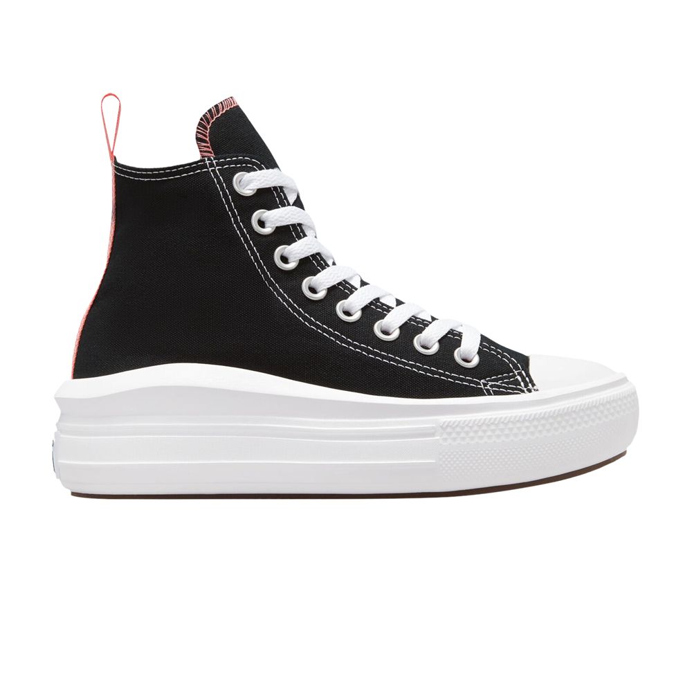Pre-owned Converse Chuck Taylor All Star Move High Gs 'black Pink Salt' | Kid's Size 6.5