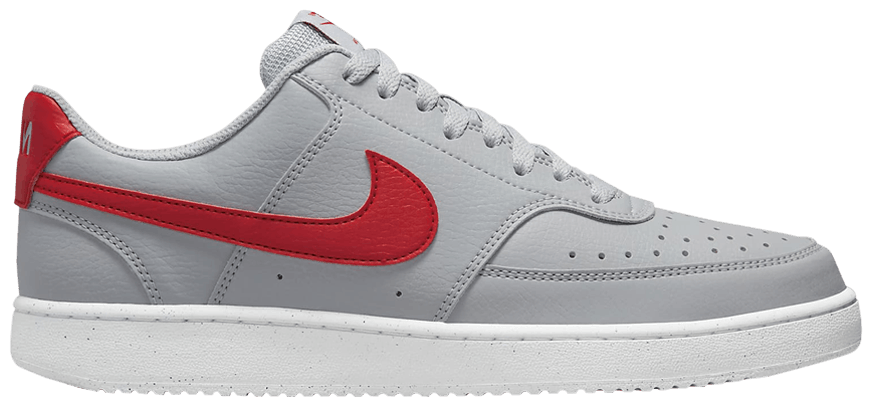 Nike Court Vision Low Next Nature Wolf Grey University Red