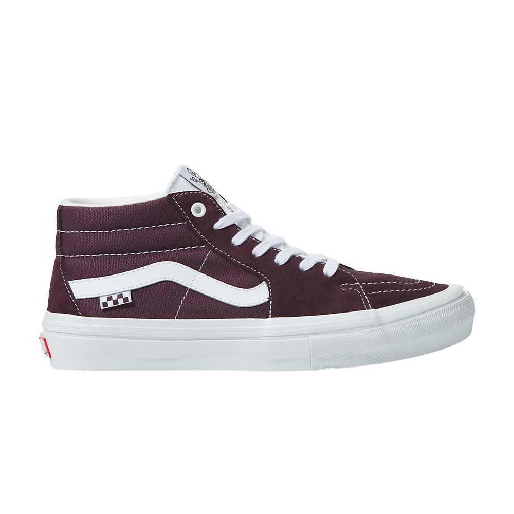 Pre-owned Vans Skate Grosso Mid 'wrapped - Wine' In Purple