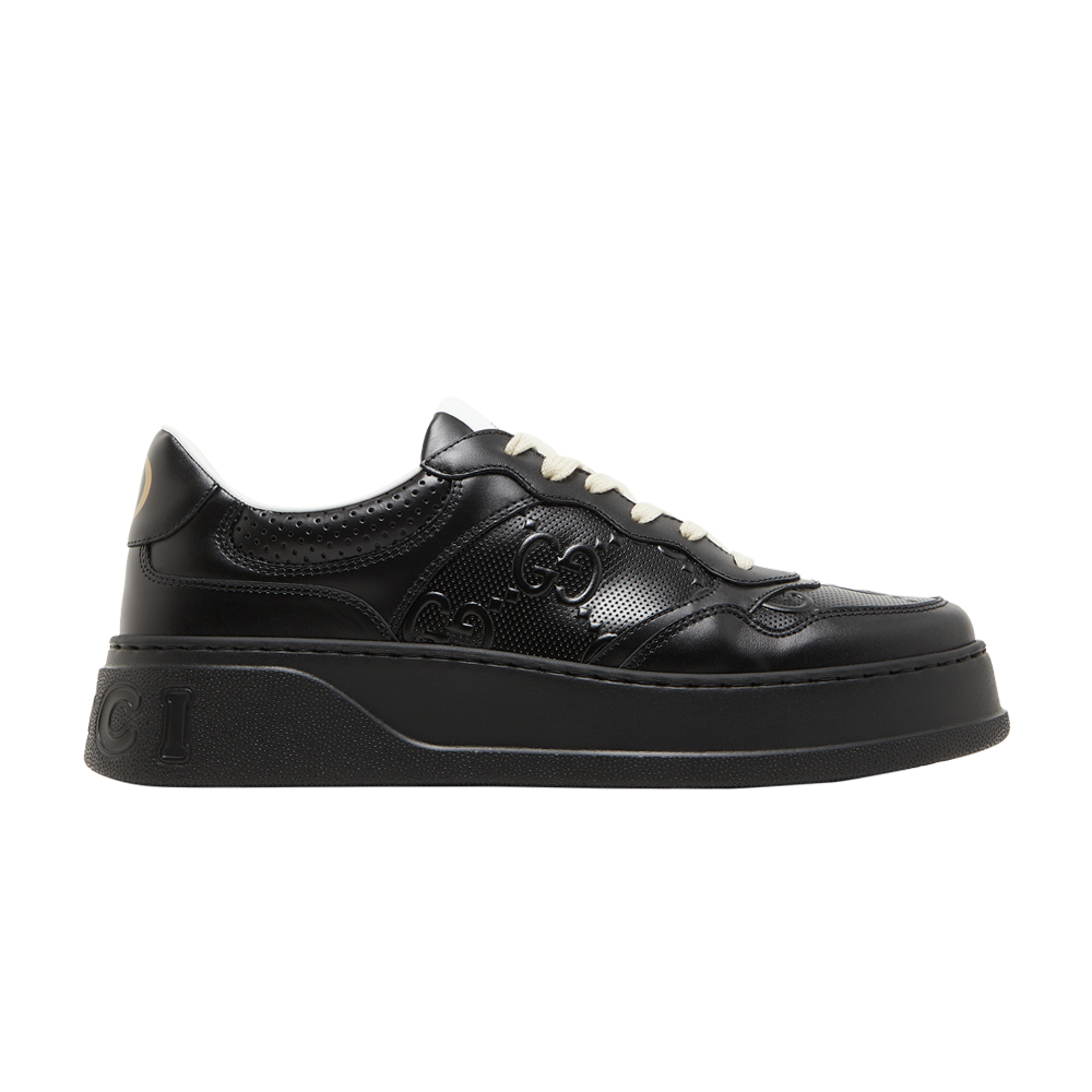 Pre-owned Gucci Gg Embossed Sneaker 'black'