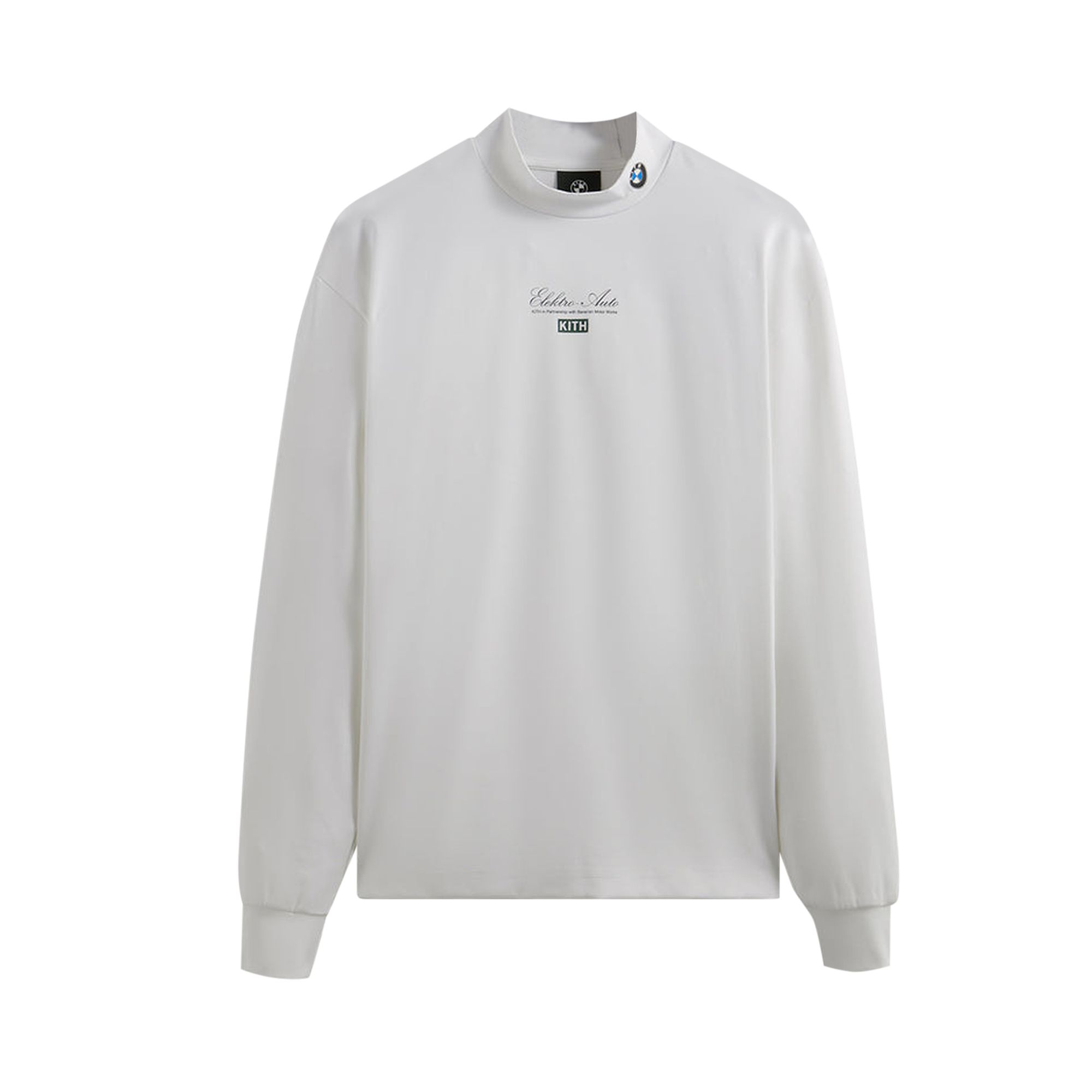 Pre-owned Kith For Bmw Long-sleeve Mock Neck 'white' | Men's Size Xxl